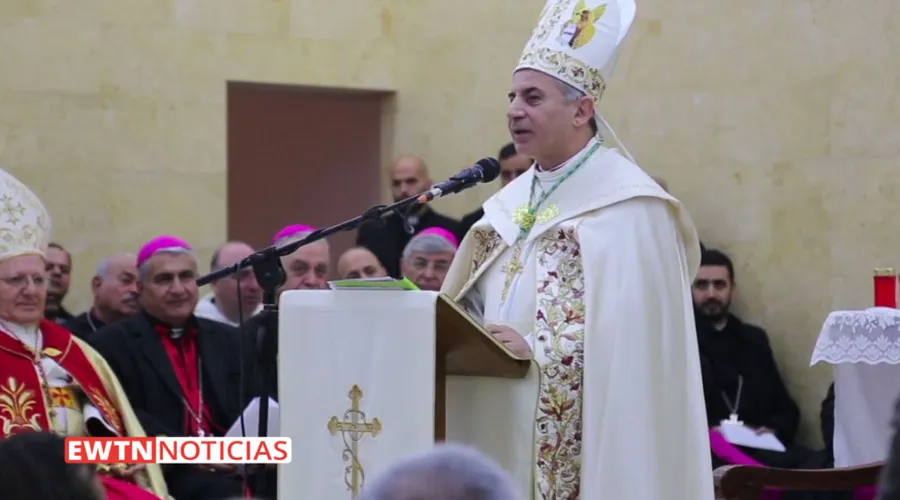 Mons. Najib Mikhael Moussa, nuevo Arzobispo de Mosul. Foto EWTN