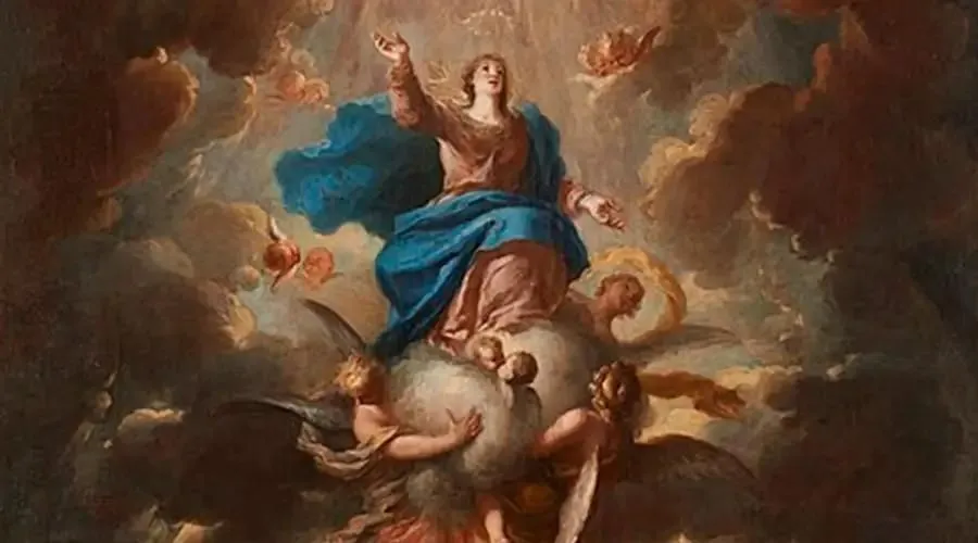Pintura de la Asunción de la Virgen María. Crédito: Juan Vicente Ribera.