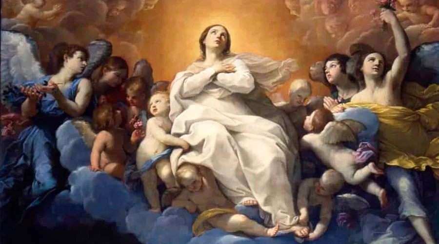 Parte de la pintura de la Asunción de la Virgen María realizada por Guido Reni. Crédito de la foto: IMic70 (CC BY-SA 4.0)?w=200&h=150