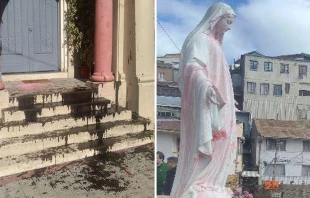 Ataque a Capilla de la Medalla Milagrosa / Cru00e9dito: Parroquia Inmaculado Corazu00f3n de Maru00eda, Valparau00edso 