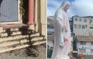 Ataque a Capilla de la Medalla Milagrosa / Crédito: Parroquia Inmaculado Corazón de María, Valparaíso 