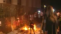 Violencia en Catedral de Buenos Aires / Foto: Captura de YouTube