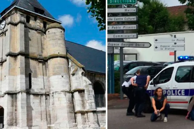 Hombres armados toman rehenes en iglesia católica en Francia y asesinan a sacerdote