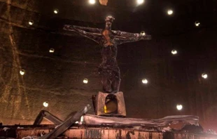 Capilla de la Catedral de Managua que sufriu00f3 un atentado el 31 de julio de 2020. Cru00e9dito: Javier Ruiz - Arquidiu00f3cesis de Managua 