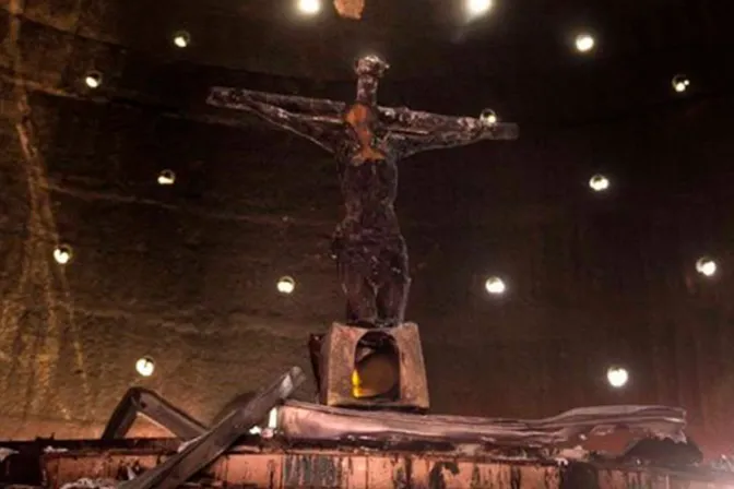 Imagen de Cristo dañada en atentado será restaurada fuera de Nicaragua