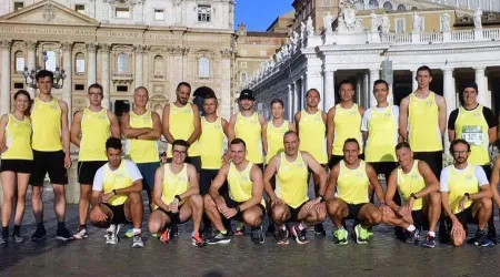 Atletas del Vaticano correrán en la Maratón de Roma [FOTOS]