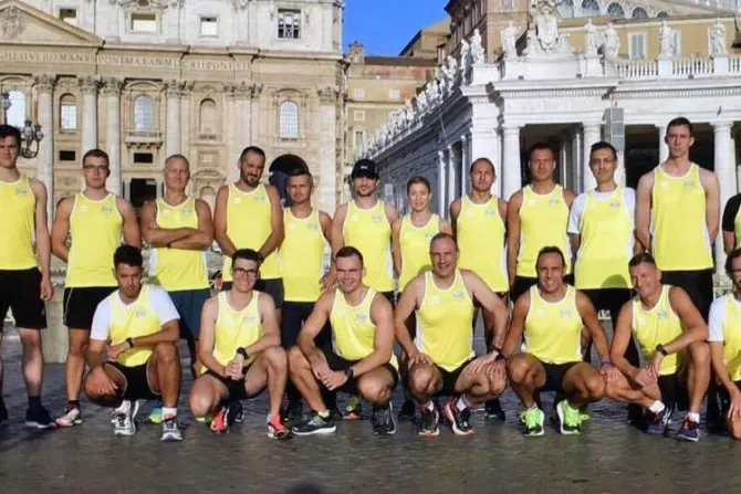 Atletas del Vaticano correrán en la Maratón de Roma [FOTOS]