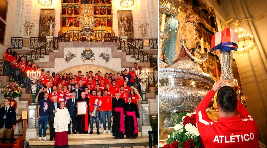 Europa League: Atlético de Madrid ofrece campeonato a la Virgen