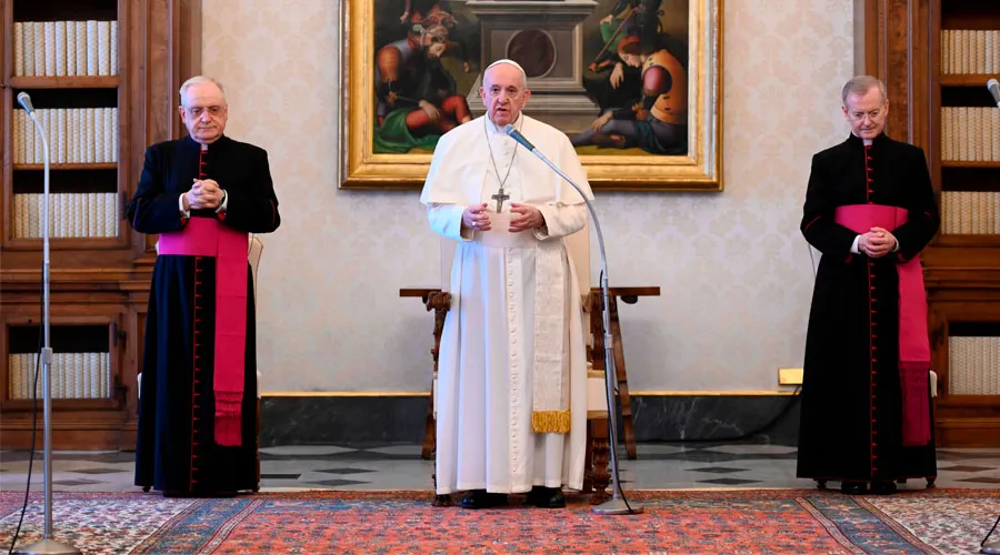 El Papa Francisco presidió la Audiencia General. Foto: Vatican Media