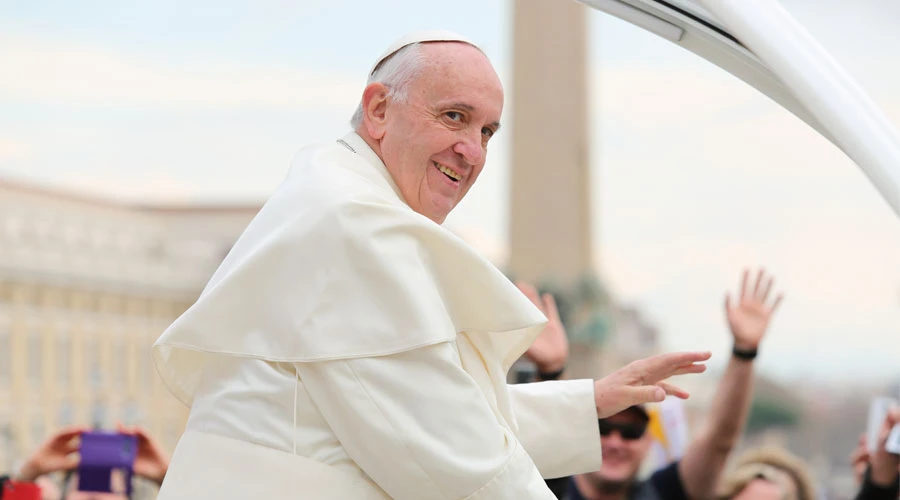 El Papa en la Audiencia General. Foto: Daniel Ibu00e1u00f1ez / ACI Prensa?w=200&h=150