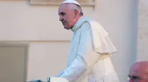 El Papa en la Audiencia Jubilar. Foto: Lucía Ballester / ACI Prensa