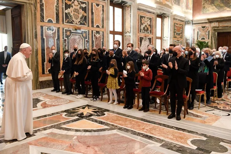 Audiencia del Papa con fundación italiana contra el cáncer. Foto: Vatican Media