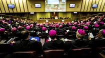 Aula del Sínodo de los Obispos en el Vaticano. Foto: Daniel Ibáñez / ACI Prensa