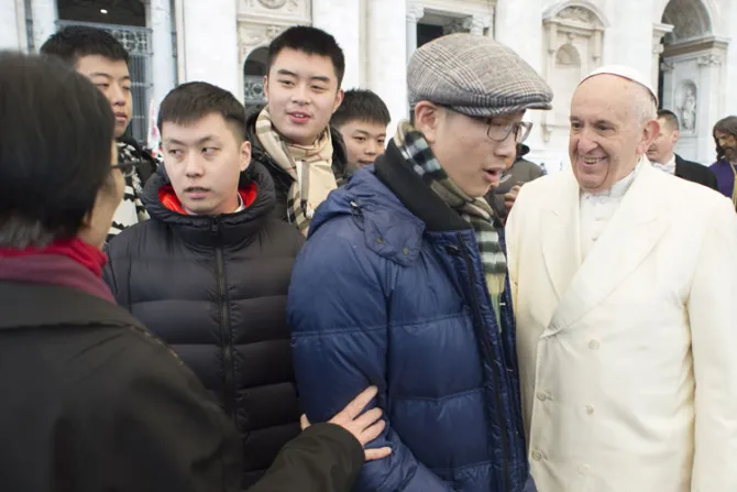 Estos jóvenes chinos con autismo sorprendieron al Papa en el Vaticano [VIDEO]