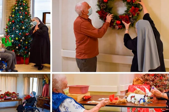 A pesar de la pandemia, centros llevan alegría y consuelo a los ancianos en Navidad