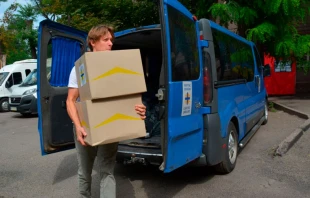 Ayuda humanitaria de Cu00e1ritas Ucrania. Cru00e9dito: Caritas Ukraine 