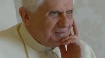 Papa emérito Benedicto XVI. Crédito: Vatican Media. 