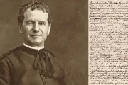 Hallan carta escrita por Don Bosco de hace 135 años y este es su contenido