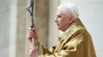 El Papa Benedicto XVI. Crédito: Vatican Media