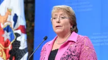 Michelle Bachelet. Foto: Prensa de Presidencia de Chile.