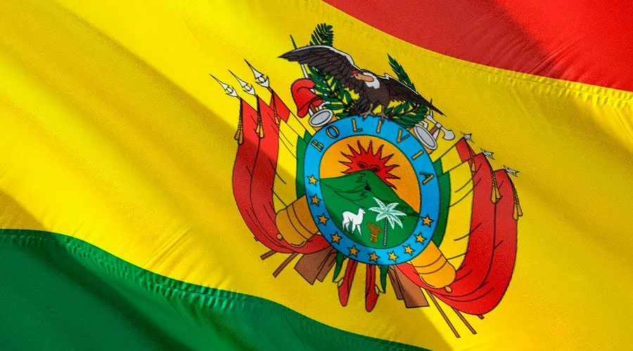 Bandera de Bolivia. Crédito: Jorono (Pixabay)