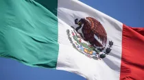 Bandera de México. Foto: David Ramos / ACI Prensa.