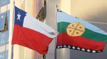 Bandera de Chile y Mapuche / Captura de pantalla (Youtube)