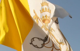 Bandera del Vaticano. Foto: Flickr de Leandro Neumann Ciuffo (CC BY 2.0) 