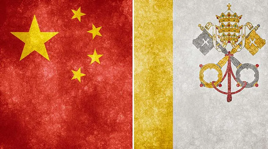 Banderas de China y el Vaticano. Crédito: Flickr Nicolas Raymond (CC BY 2.0)?w=200&h=150