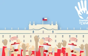 Imagen: Afiche de Siempre por la Vida. 