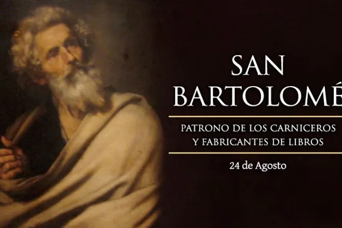 Cada 24 de agosto se celebra la fiesta de San Bartolomé, apóstol de Cristo