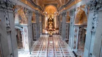 Interior de la Basílica de San Pedro del Vaticano. Foto: Vatican Media