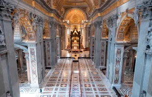 Interior de la Basílica de San Pedro del Vaticano. Foto: Vatican Media 
