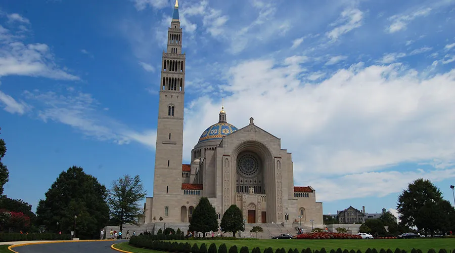 Basílica del Santuario Nacional de la Inmaculada Concepción en Washington D.C. | Crédito: Flickr de Shubert Ciencia (CC BY 2.0)