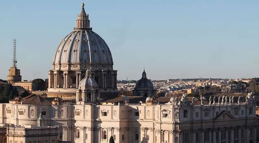 Vista de la Basílica de San Pedro en el Vaticano. Foto: Bohumil Petrik / ACI Prensa