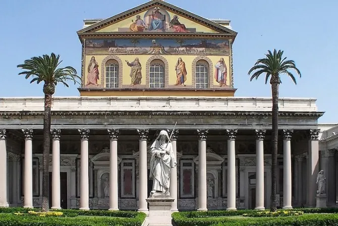 Se cumplen 200 años del incendio en la Basílica de San Pablo Extramuros de Roma