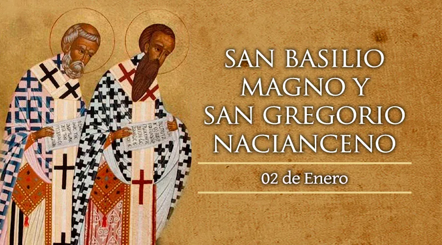 Cada 2 de enero se celebra a los Santos Basilio Magno y Gregorio Nacianceno, Doctores de la Iglesia