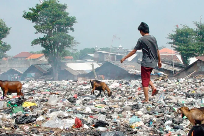 Desde el Vaticano, recicladora de India comparte su lucha para salir de la pobreza