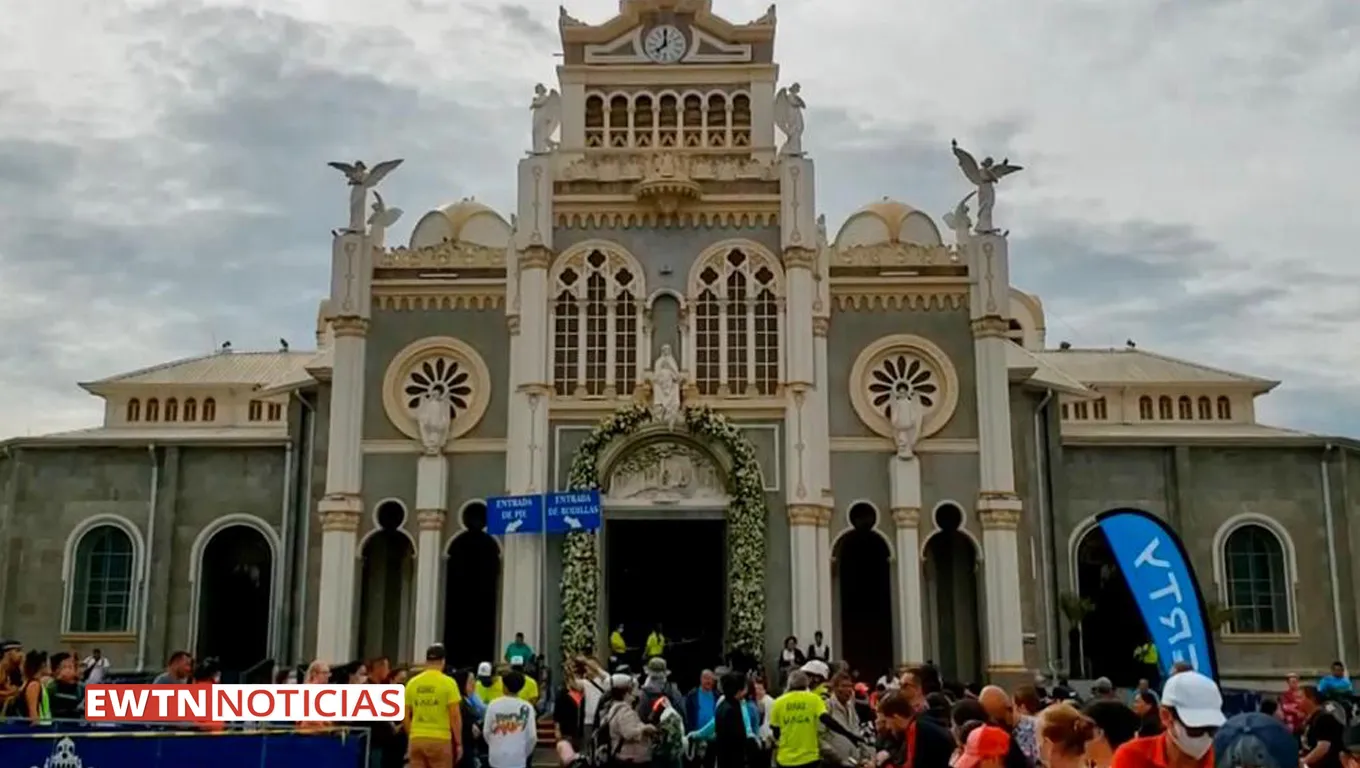 Basílica de Nuestra Señora de los Ángeles en Costa Rica. Crédito: EWTN Noticias