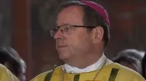Mons. Georg Bätzing, presidente de la Conferencia Episcopal Alemana y uno de los 2 presidentes del Camino Sinodal Alemán. Crédito: Captura Youtube EWTN Noticias