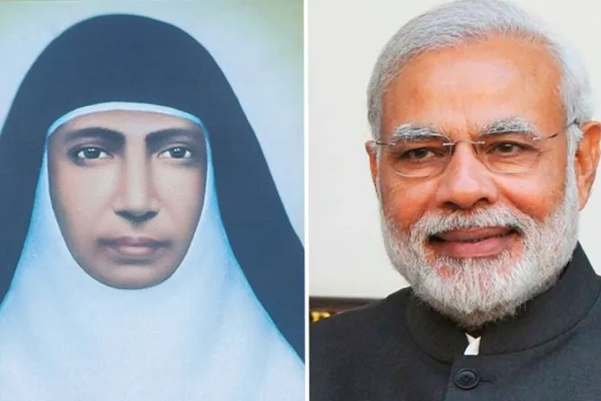 Primer Ministro de India felicita a cristianos por canonización de religiosa 