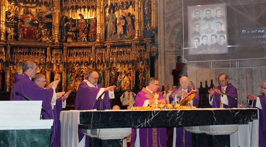 Ceremonia de Beatificación de los 9 mártires de la Guerra Civil. Foto: Diócesis de Oviedo