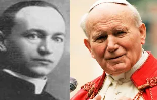 El beato Dominik Jedrzejewski / San Juan Pablo II. Foto: Vatican Media null