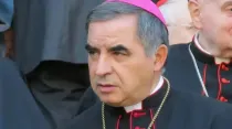 El Cardenal Becciu. Foto: ACI Prensa