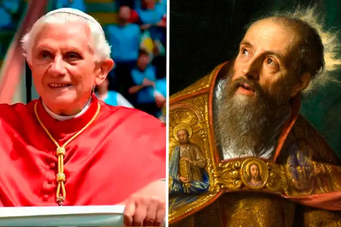5 hechos de la vida de Benedicto XVI que lo vinculan a San Agustín