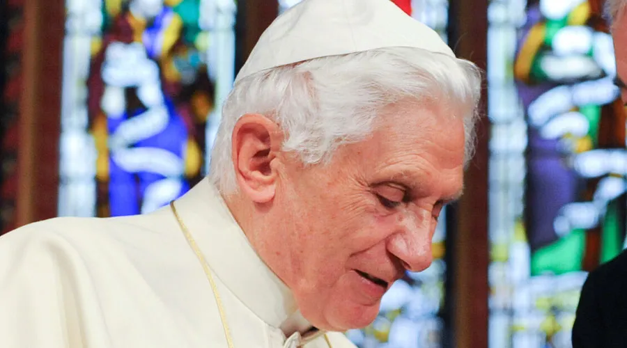 Papa emérito Benedicto XVI / Crédito: Mazur - catholicnews.org.uk.