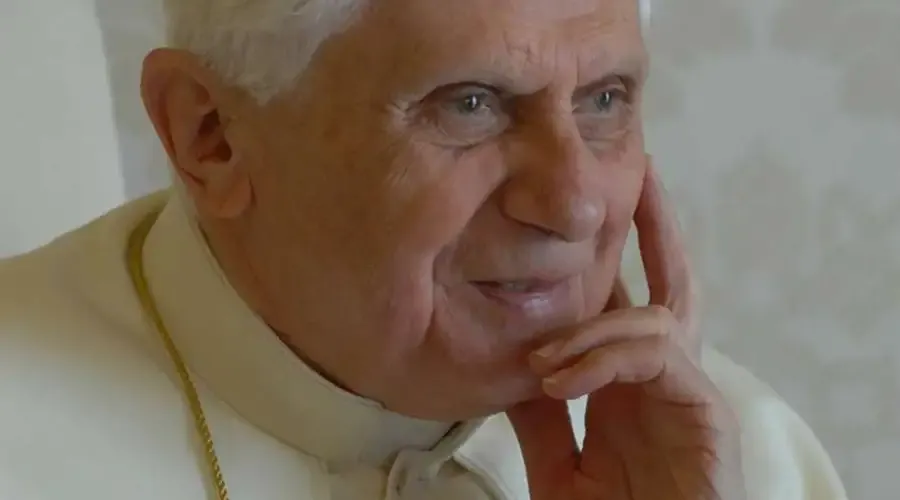 Papa Emérito Benedicto XVI en una imagen de archivo. Crédito: Vatican Media