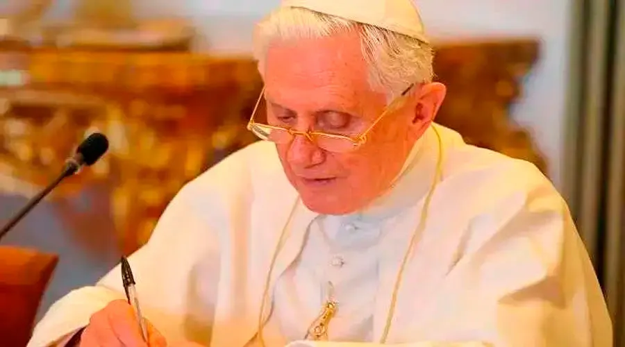 Papa Emérito Bento XVI.  Crédito: Vatican Media