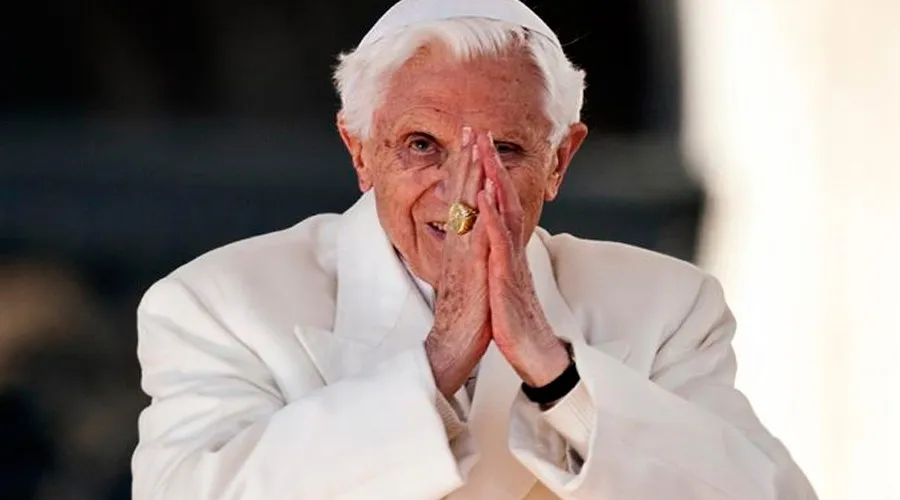El Papa Emérito Benedicto XVI. Foto: ACI Prensa
