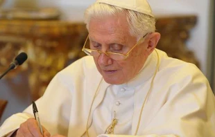 Papa Emu00e9rito Benedicto XVI / Cru00e9dito: L'Osservatore Romano 